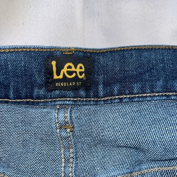 Lee Dark Wash Jeans Straight Leg Size 44X30 - Picture 3 of 7